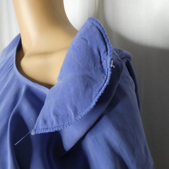 Rabbit Rabbit Rabbit Designs Vintage Blouse Top 14 Rayon Shoulder Pads - Picture 4 of 9